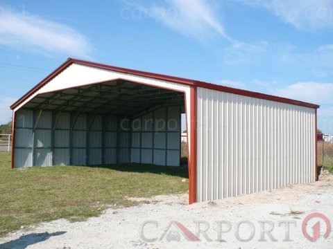 40-wide Metal Carport