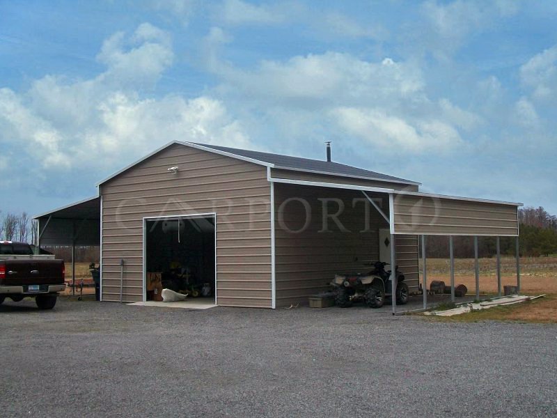 48x26 Equipment Storage Barn Building