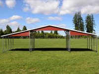 42x21 Continuous Roof Metal Barn