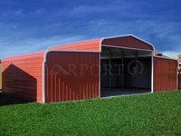 42x21 Regular Roof Metal Barn