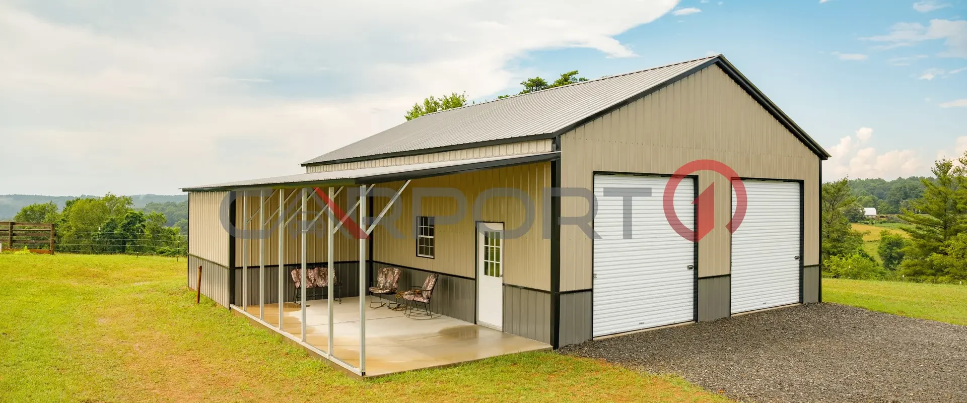 Metal Building Installation by Carport1