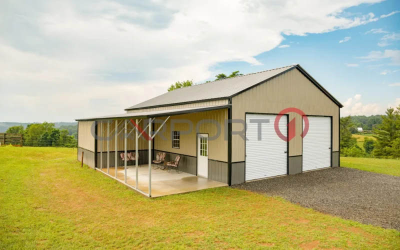 Metal Building Installation by Carport1