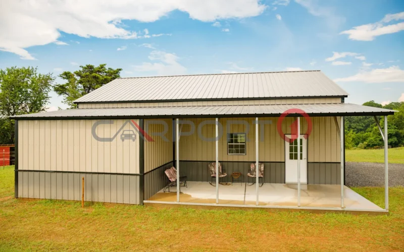 Metal Building Installation by Carport1