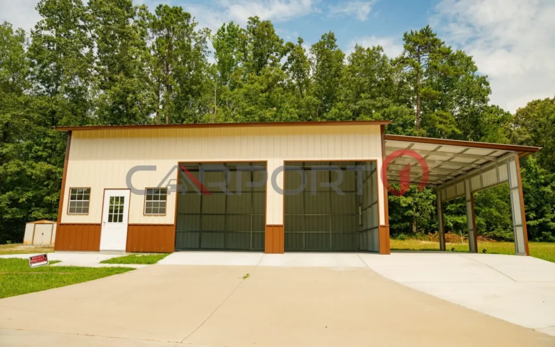 Metal Building Installation by Carport1