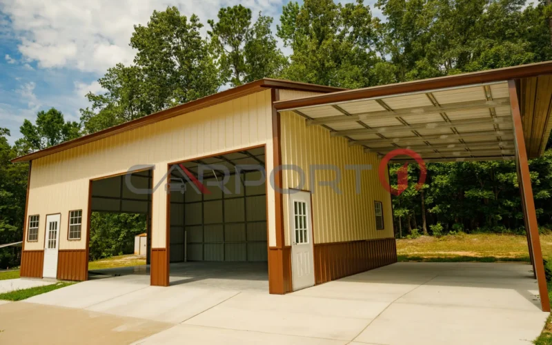 Metal Building Installation by Carport1
