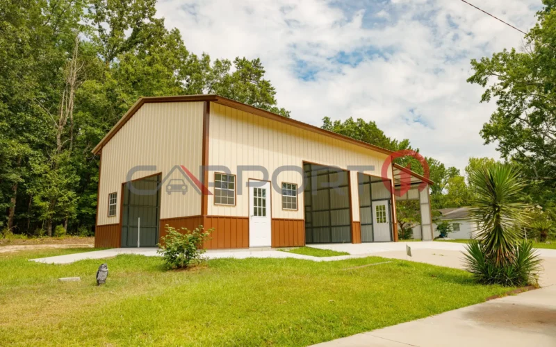 Metal Building Installation by Carport1